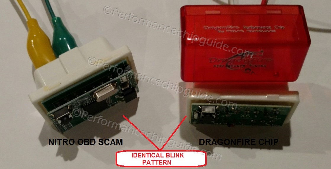 Blink Test - Nitro OBD Tuning Box Scam vs Dragonfire Performance Chip Review
