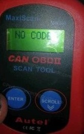 OBD Reader Tool - No Codes Present